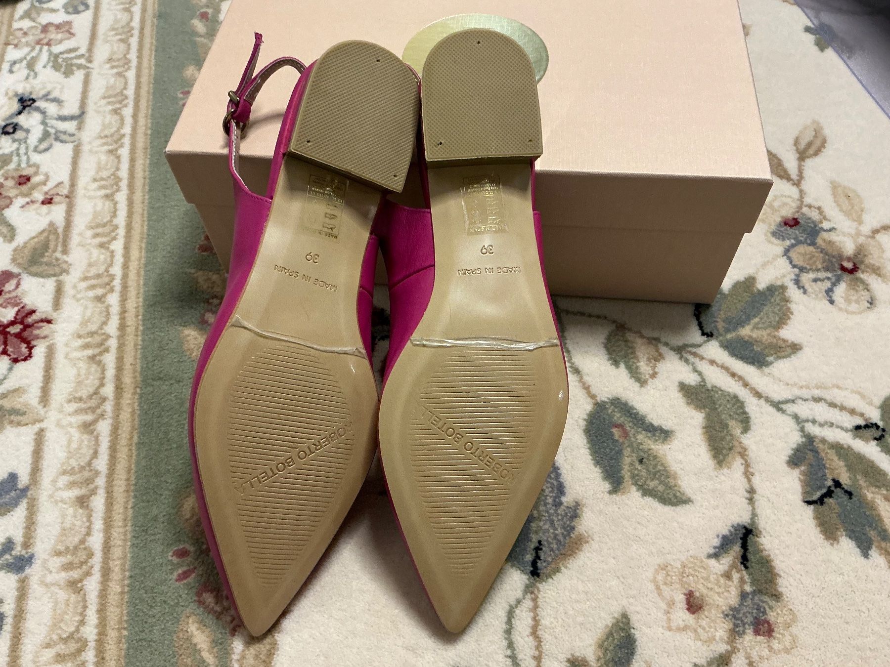 Damenschuhe: Roberto Botella Damen Slingback Pumps Leder Gr. 3 – Gebraucht aus Sennhof von Svetik100 3