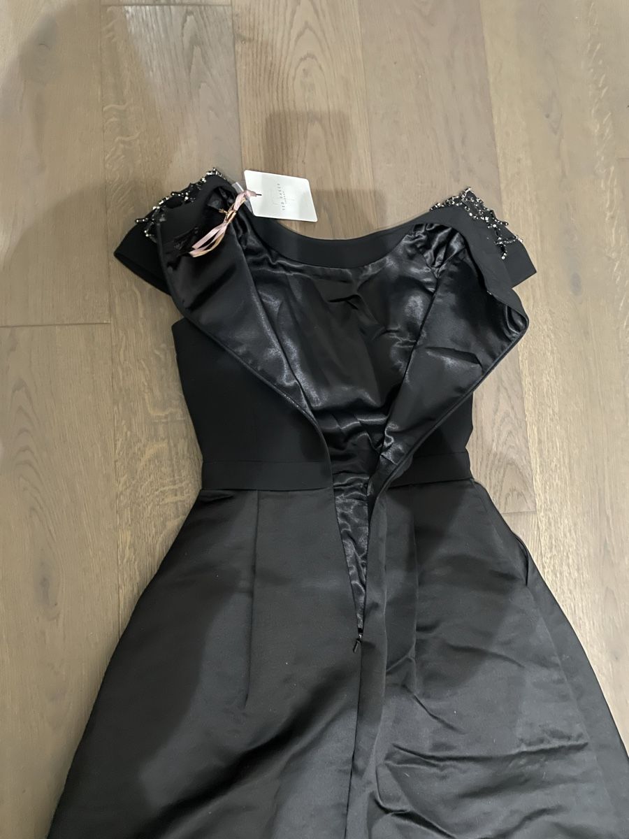 Ted Baker Vestiti: Ted baker black midi dress – Nuovo e nell'imballaggio originale da Melide venduto da Nikola-123 8