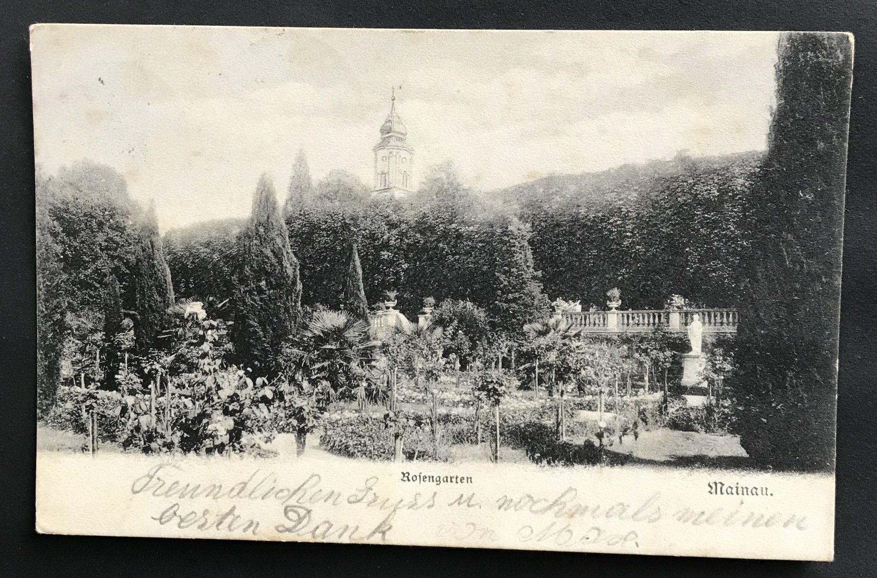 Cartoline postali: ALTE ANSICHTSKARTE ROSENGARTEN MAINAU – Usato da Ostermundigen venduto da wini63