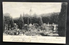 ALTE ANSICHTSKARTE ROSENGARTEN MAINAU