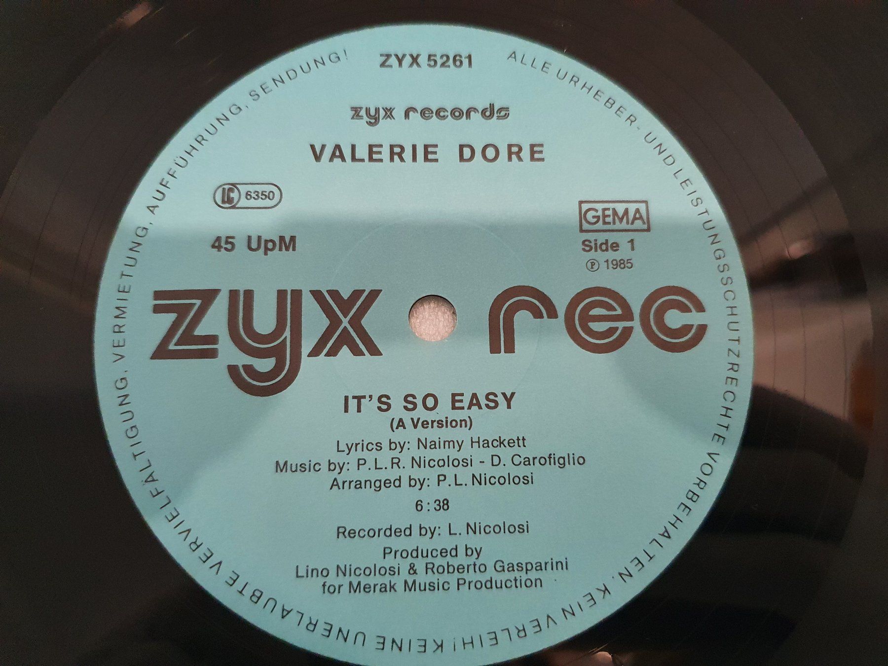 Dischi in vinile: Valerie Dore – It's So Easy – Usato da Uster venduto da Vinyl-Leidenschaft 4