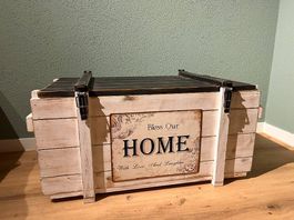 Holztruhe Vintagestyl