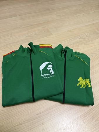 2x Trainingsjacke Grün Bob Marley Grösse M NEU!!!!
