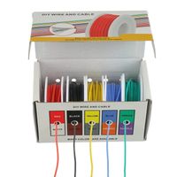 Elektrokabel Draht Kabel 22 AWG PVC 600V 200°C 5 Rollen