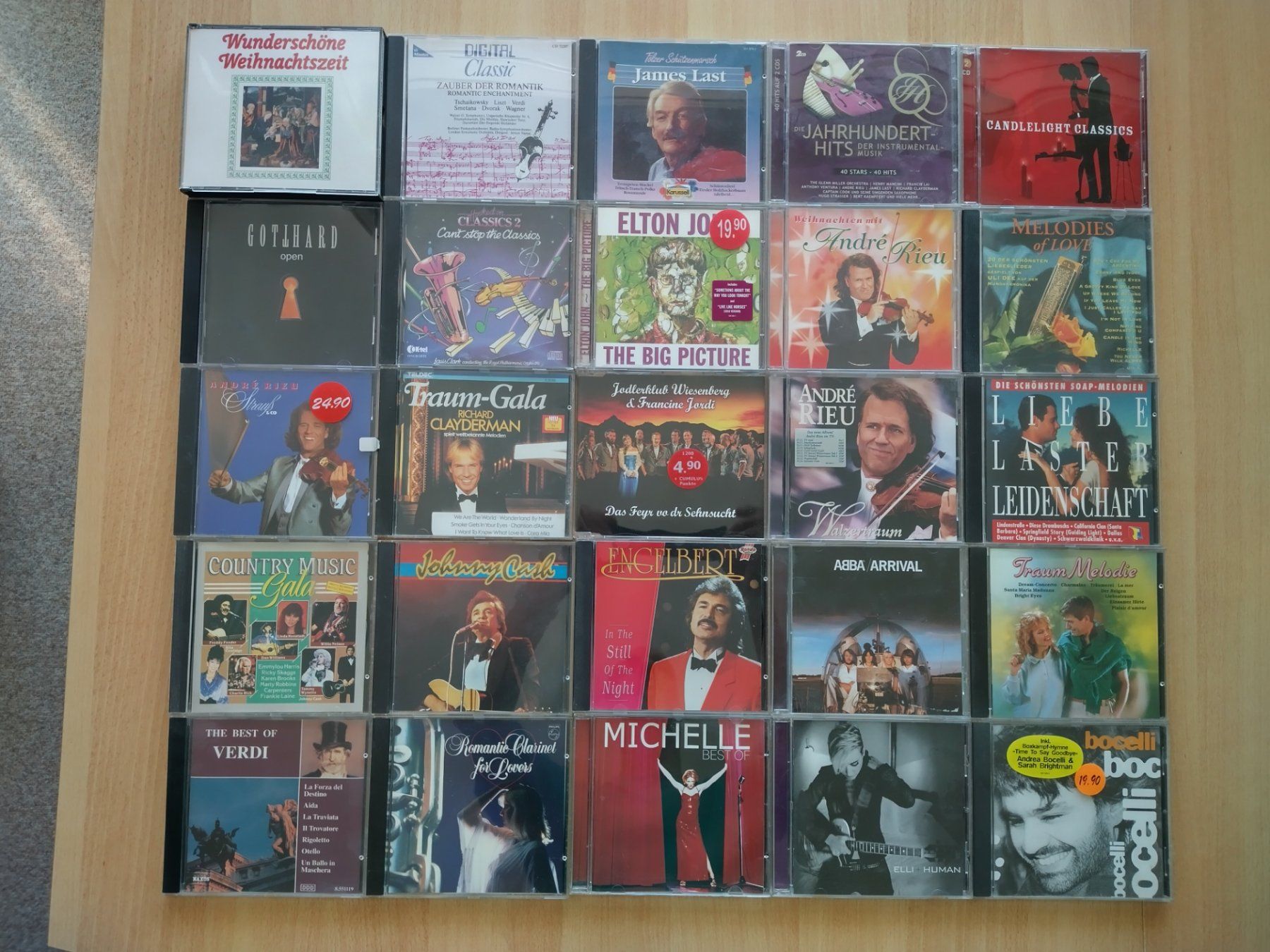 CDs: CD Sammlung: Div. Musikrichtungen / 60 CD's! – Gebraucht aus Jona von Argus36 1