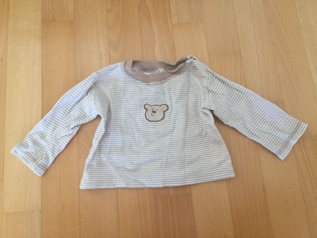 T-Shirt langarm mit Bärmotiv