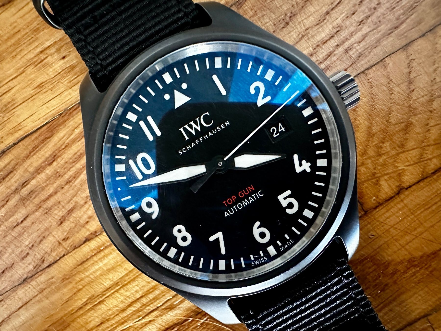 IWC Orologi: IWC Pilot Top Gun Pilot Ceramic IW326901 Full-Set – Nuovo (secondo la descrizione) da Matten b. Interlaken venduto da cour13 5