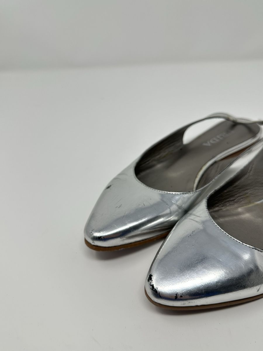 Scarpe da donna: Slingpumps von Frida, Silber, Gr. 36 – Usato da Luzern venduto da kim221080 1