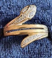 Goldring Fingerring Schmuck Schlangenmotiv 18 Karat Gold 3g