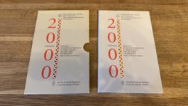 Italien 2000 – 2 × 10.000 Lire Silber