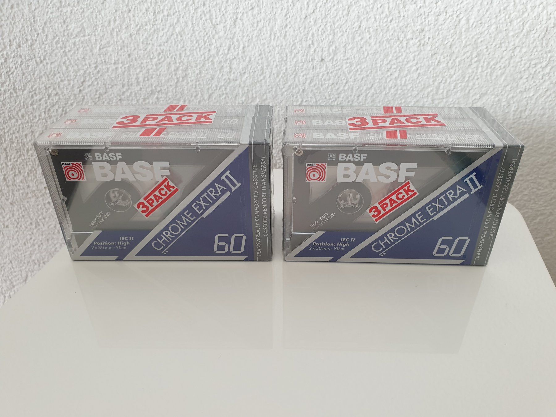 Kompaktkassetten: 6x BASF Kassetten Chrome Extra II 60 min OVP – Neu und originalverpackt aus Obfelden von Masme