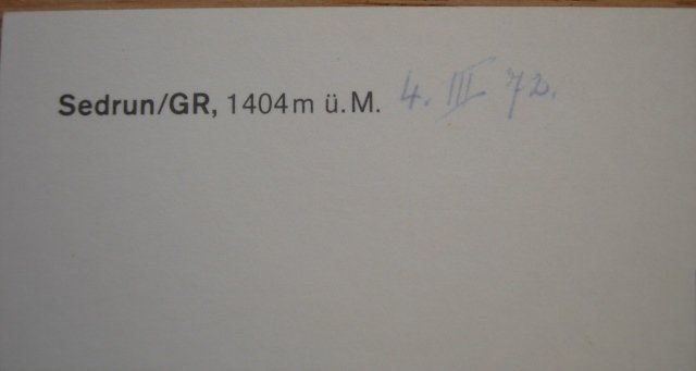 Cartoline postali: Ansichtskarte ungelaufen - Sedrun im Winter – Usato da Dübendorf venduto da rumpumpel 3