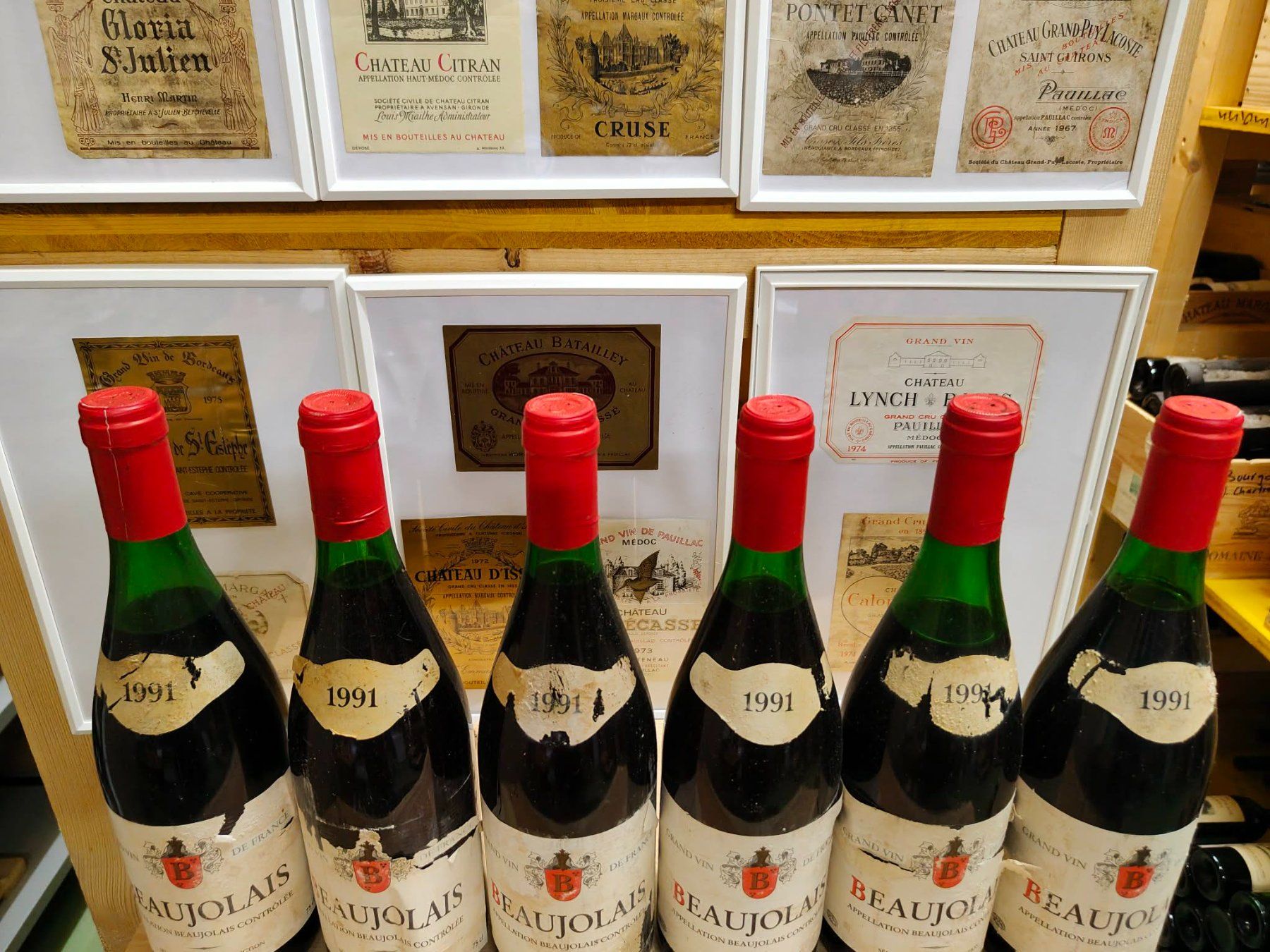 Vins: 6x 1991 BEAUJOLAIS – Neuf avec emballage d'origine à Münchenstein par weinundspirituosen 3