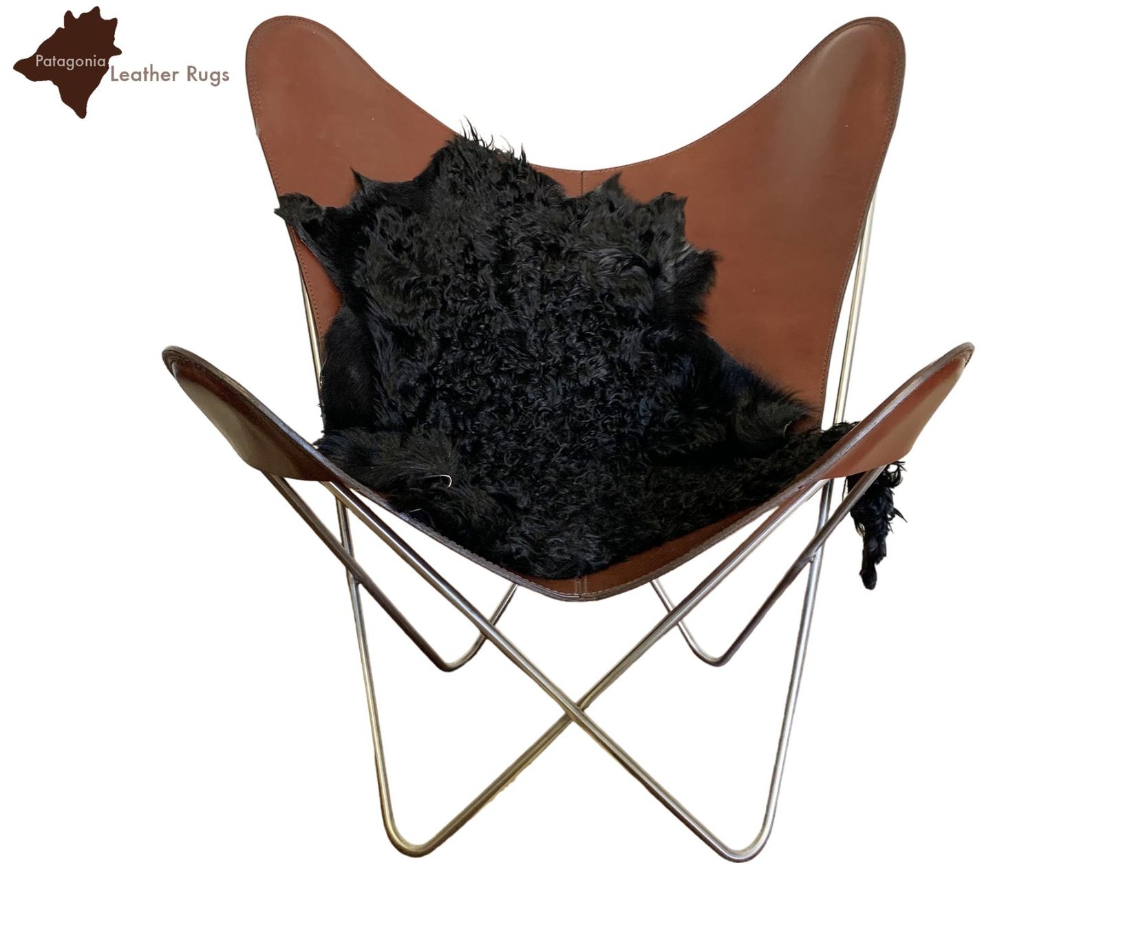 Tappeti: Angora Ziegenfell Teppich Black – Nuovo e nell'imballaggio originale da Arbedo venduto da patagonialeatherrugs