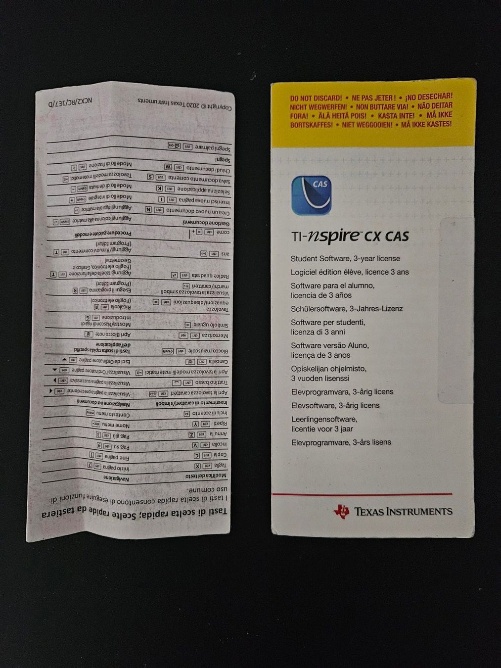 Texas Instruments Taschenrechner: TI Nspire CX II-T CAS – Neu (gemäss Beschreibung) aus Pfäffikon ZH von elire_ 2
