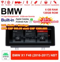 10.25 Zoll Android 13 Autoradio Für BMW X1 F48 NBT + Montage