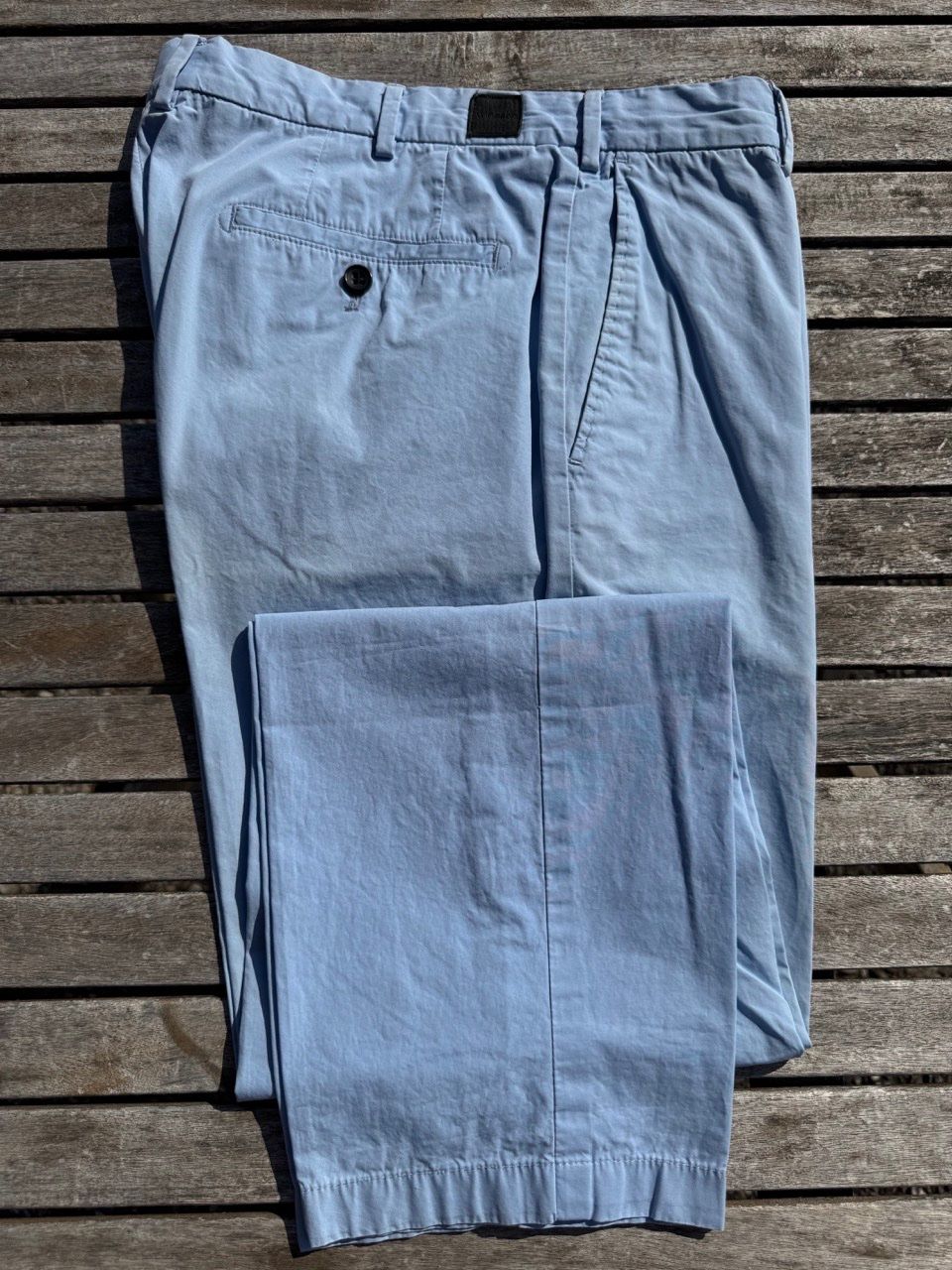 Windsor Pantaloni: Windsor Chino Hose, hellblau, Gr. 50 – Usato da Schlieren venduto da Timsonsan