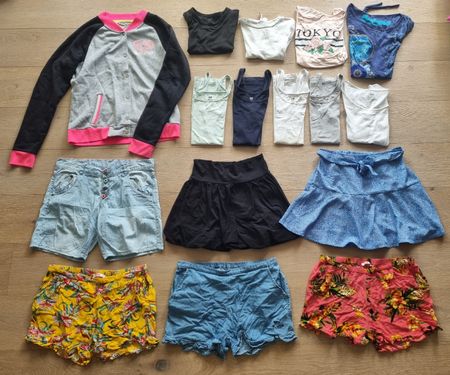 Kleiderpaket Gr. 170 Mädchen 16 Teile Sommer Set (2)