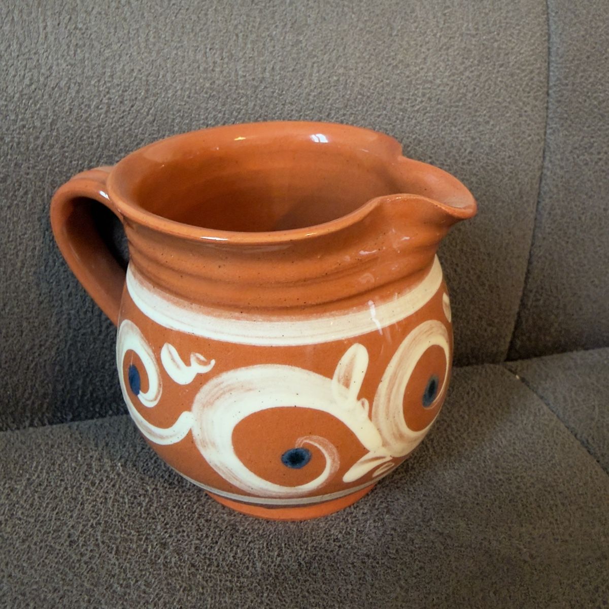 Teiere: Keramik-Krug-Set 3er-Set Terrakotta mit Muster – Usato da Widnau venduto da kustercarmen 8