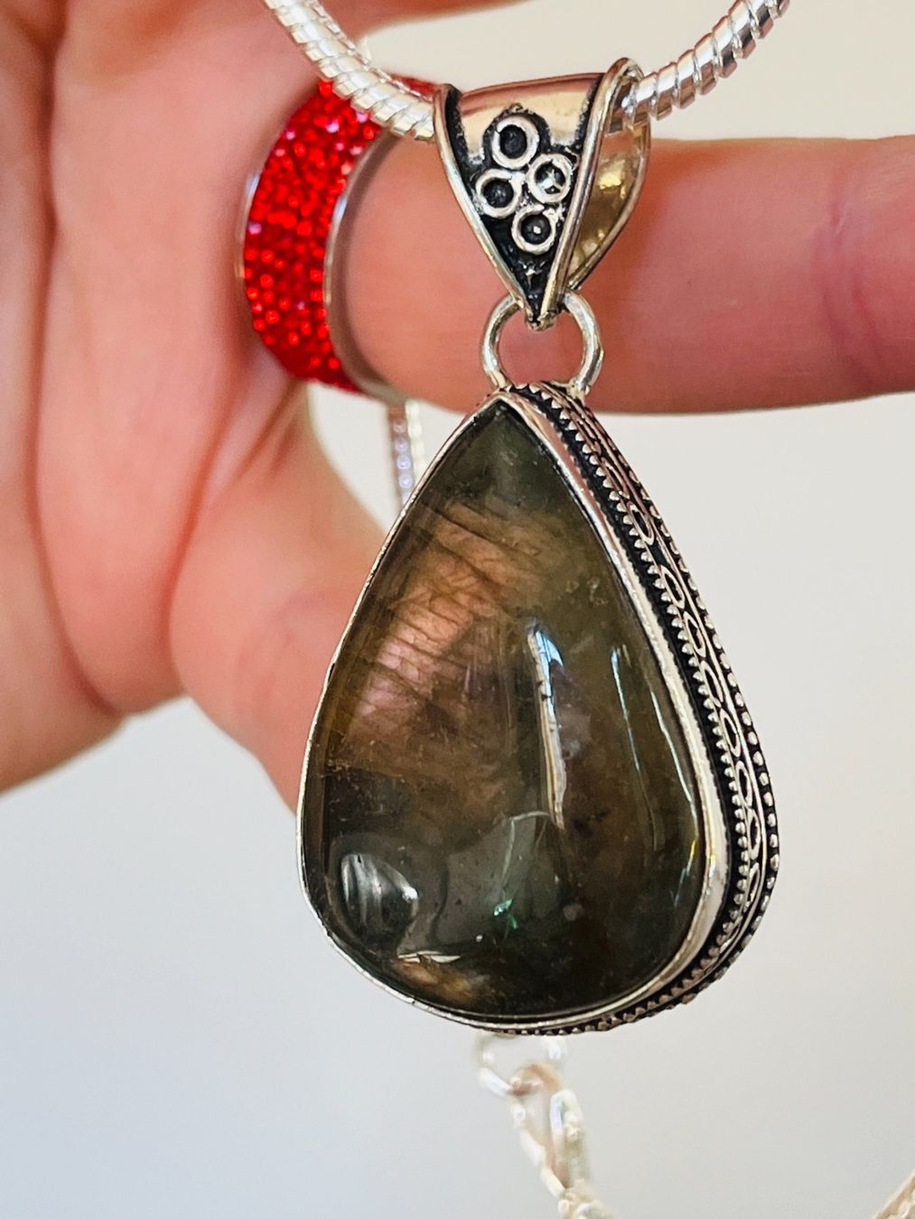 Ketten: Labradorite Gemstone HandmadeJewelry – Neu und originalverpackt aus Genève von AGBERG 5