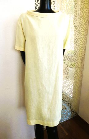 LE TRICOT PERUGIA Leinen Sommer Kleid, Gr. 42