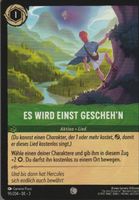 TCG Disney LORCANA DIE TINTENLANDE De 95 Es Wird Einst Gesch