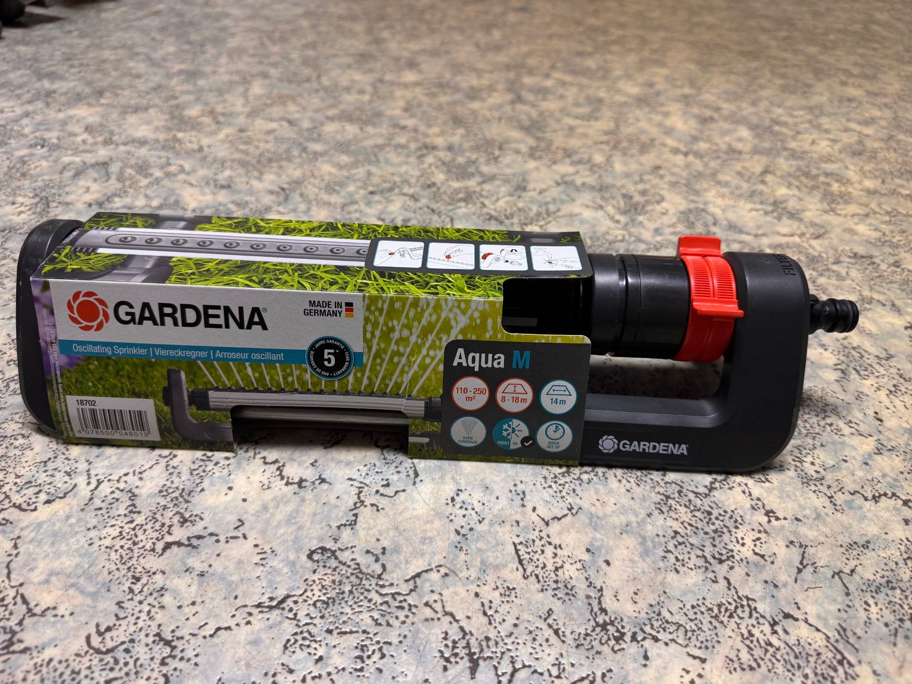 Gardena Tutti gli attrezzi: Gardena Bewässerung Regner Aqua M – Nuovo e nell'imballaggio originale da Birmensdorf ZH venduto da BurkisAG