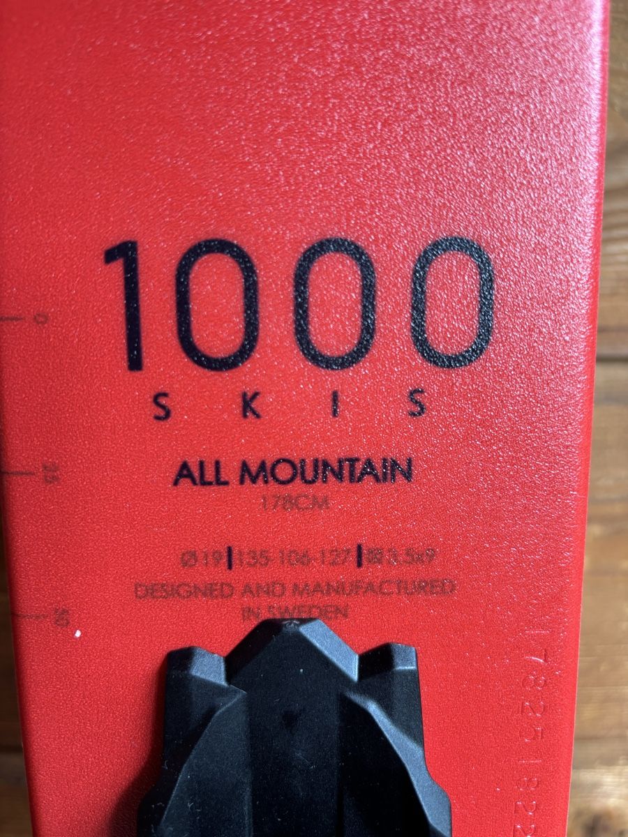 Sci: SELLING NOW! 1000 skis 178cm 106mm All Mountain – Usato da La Tzoumaz venduto da fac_t5nl 2
