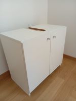Waschunterschrank weiss 2 Tueren guter Zustand