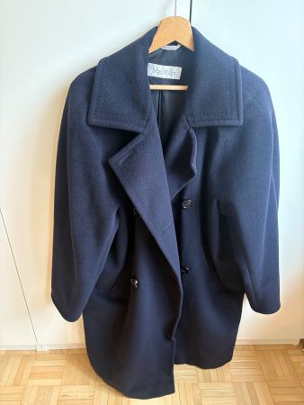 Dunkelblauer wunderschöner max mara mantel