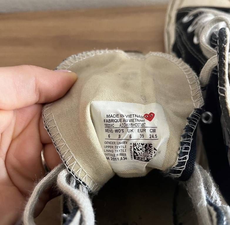 Comme Des Garcons Scarpe da uomo: CDG x Converse – Usato da Zürich venduto da minalyG 2