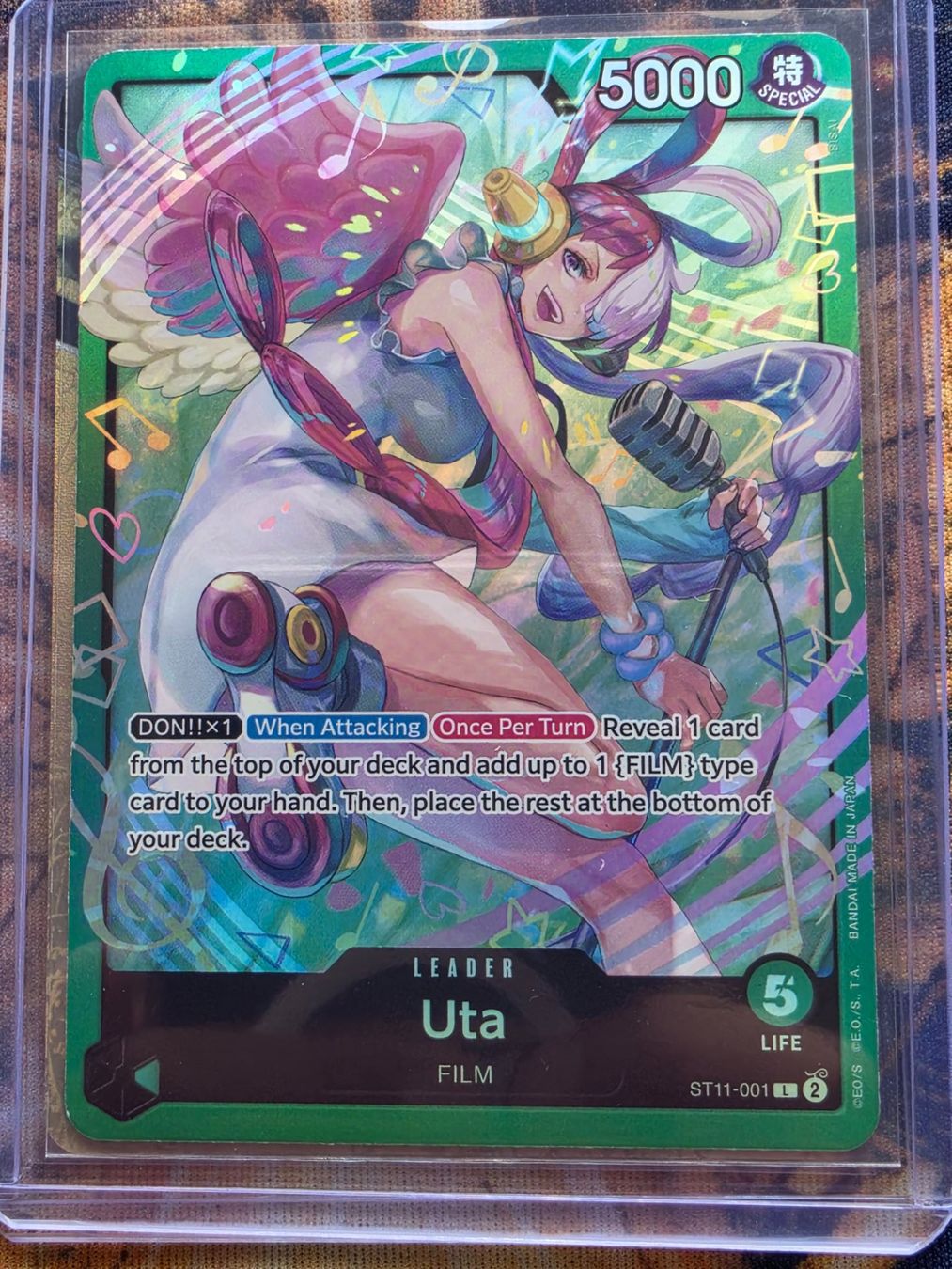Bandai Carte collezionabili: One Piece Uta ST11-001 Leader – Usato da Genestrerio venduto da AM_98