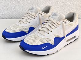 Baskets Nike Air Max blanc bleu bon état général