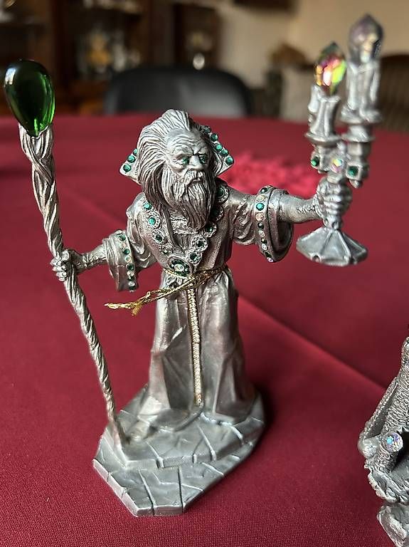 Statuette: Figuren Zauberer und Schloss – Usato da Basel venduto da rit_l8k7 3