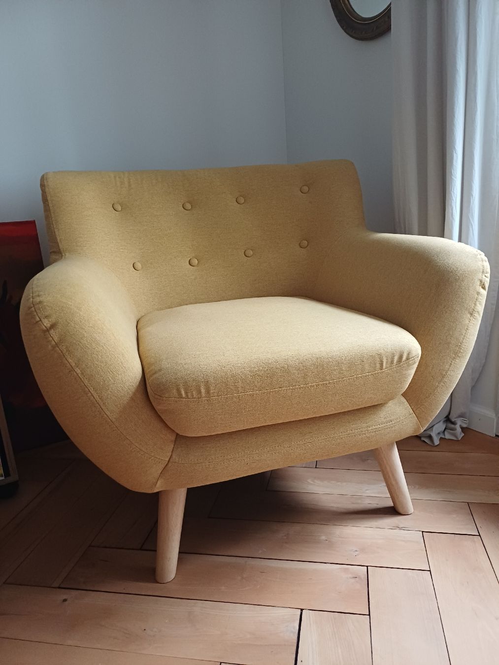 Poltrone: Gelber Sessel wie neu – Nuovo (secondo la descrizione) da Luzern venduto da sar_87r8