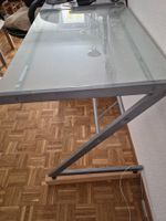 Schreibtisch Metall mit Glas (2 Stück)