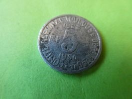 Frankreich Toulouse 1922, 5 Centimes, Notgeldmünze