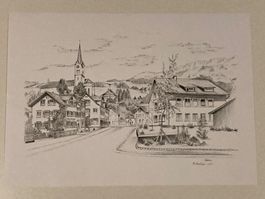 Gams P. Haldner 2012 Dorf Bild