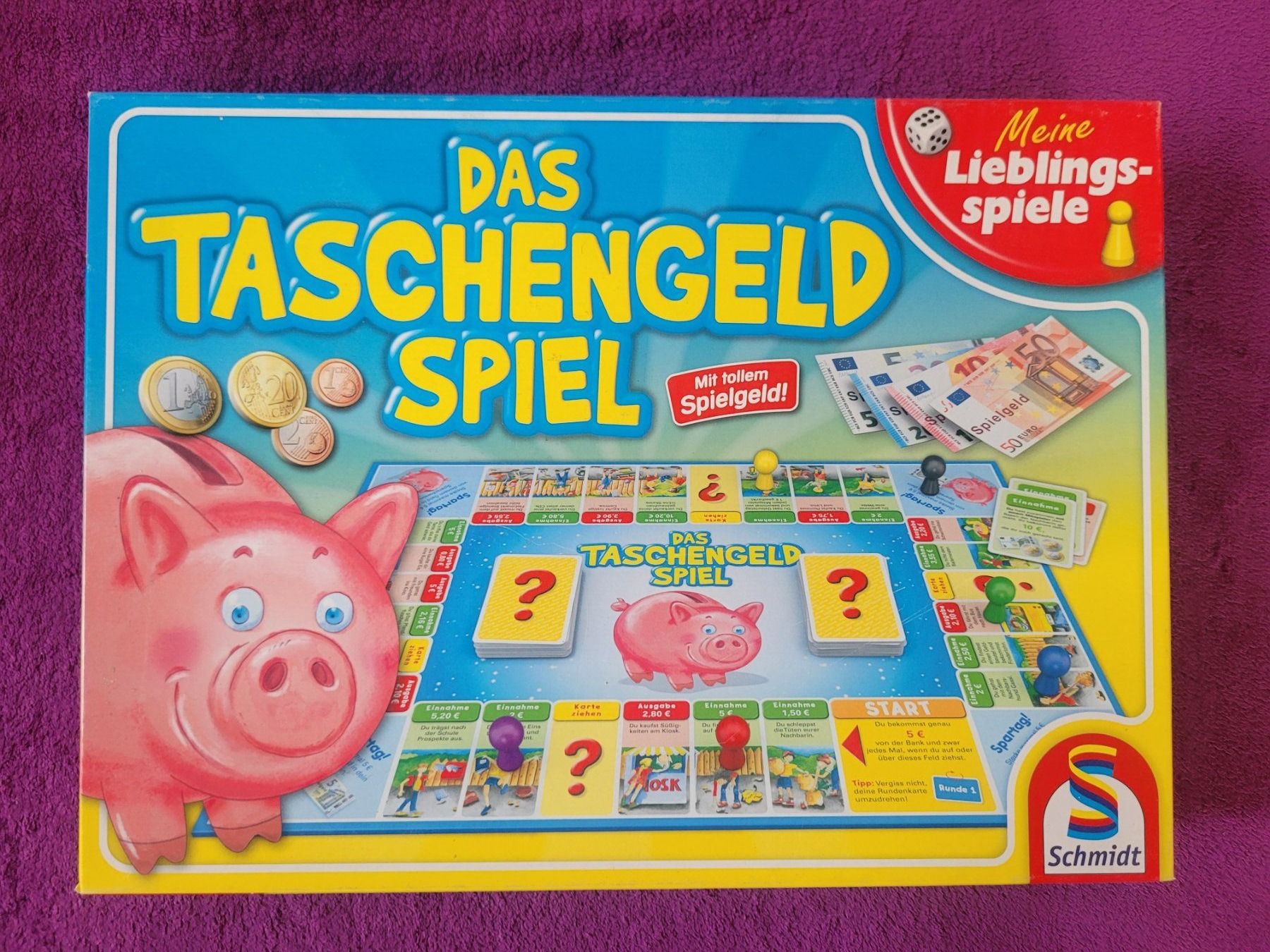 Giochi: Das Taschengeld Spiel von Schmidt Spiele – Usato da Müllheim Dorf venduto da Seeeule01