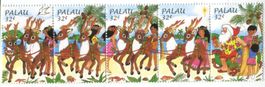 Briefmarken "Weihnachtsmann". Palau