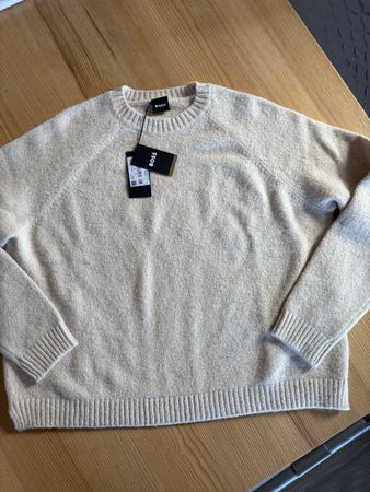 Maglione Hugo Boss beige, taglia XL - Nuovo con etichetta!