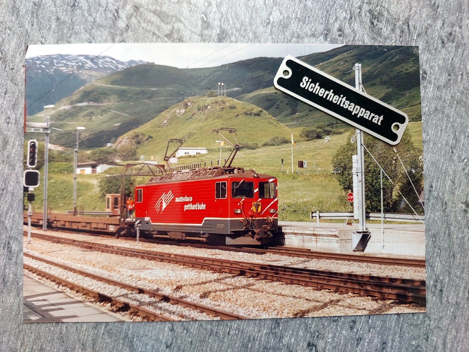 Ansichtskarten: MGB/FO Autozug - Foto – Gebraucht aus Schönenwerd von Steidi