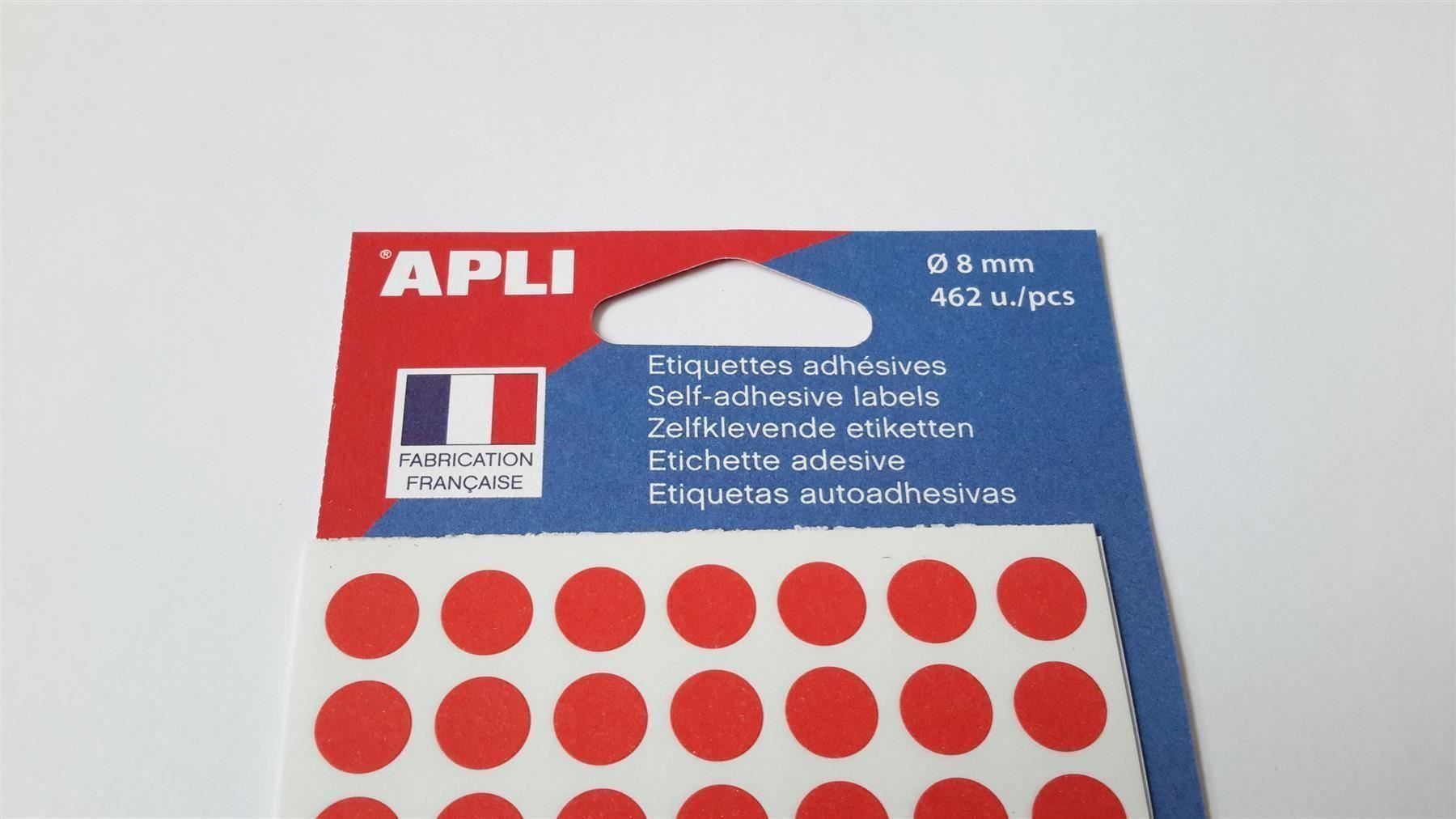 Sticker: Markierungspunkte, rot, 8mm, 462 Stück – Nuovo e nell'imballaggio originale da St. Gallen venduto da cointec 2