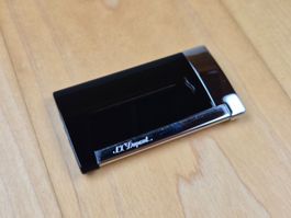 S.T. Dupont Slim 7 Feuerzeug - Schwarz/Chrom
