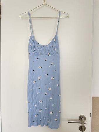 Bershka Sommerkleid blau (M)