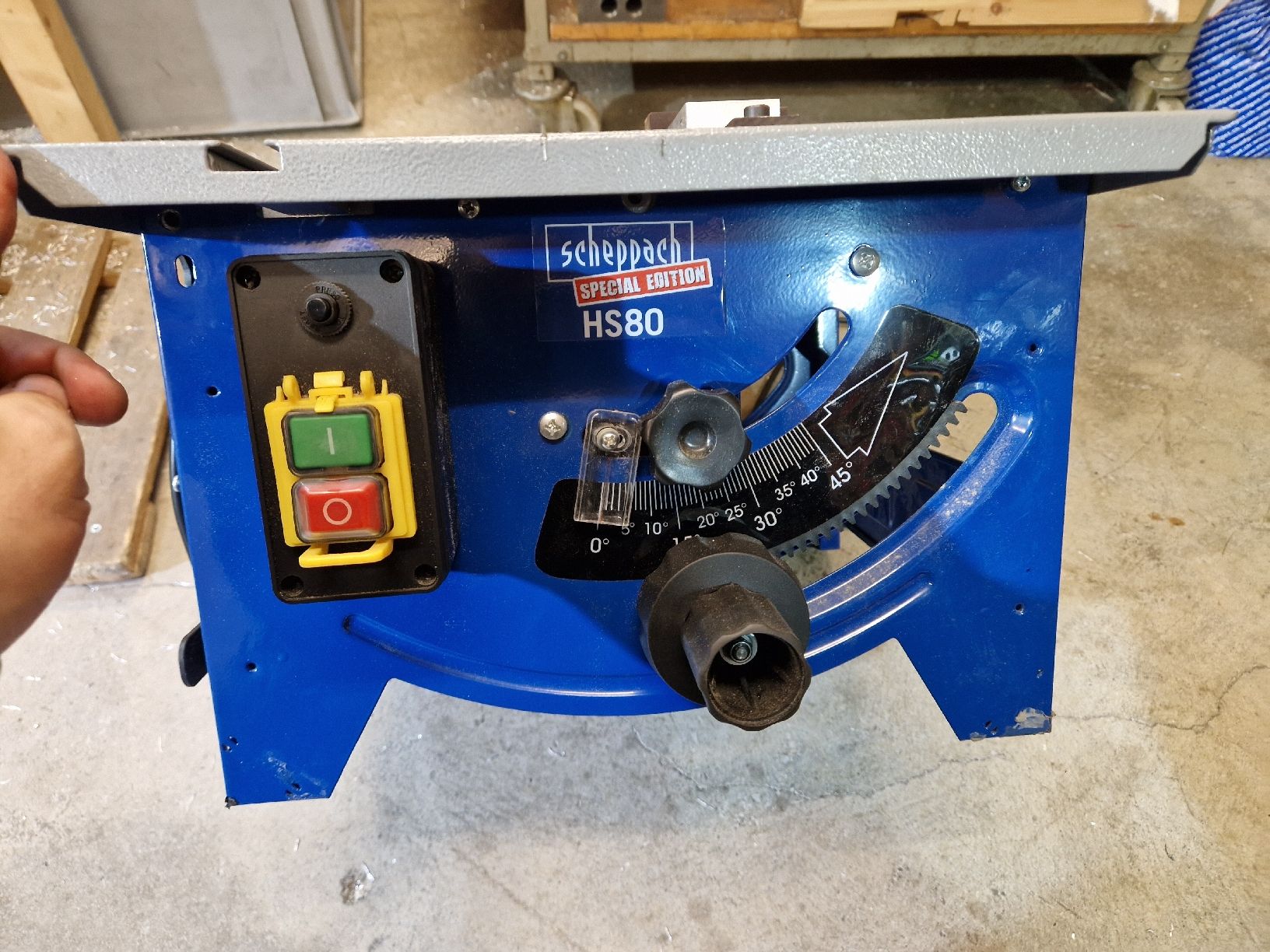 Scheppach Sägen: Tischkreissäge Modelbau Scheppach 220V – Gebraucht aus Wahlen b. Laufen von Martin350 2