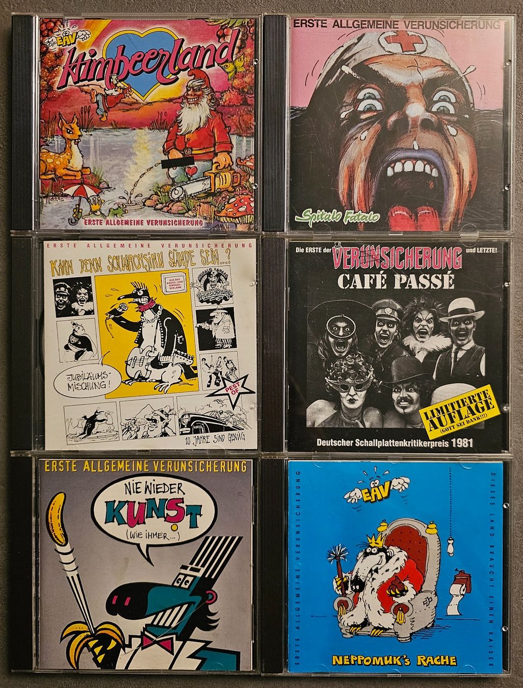 CD: EAV CD's, inkl. Café Passé "Limitierte Auflage" – Usato da Unterkulm venduto da Chaplyn2018