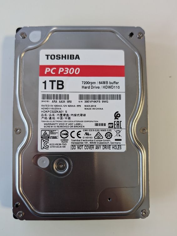 Festplatte Thoshiba 3.5