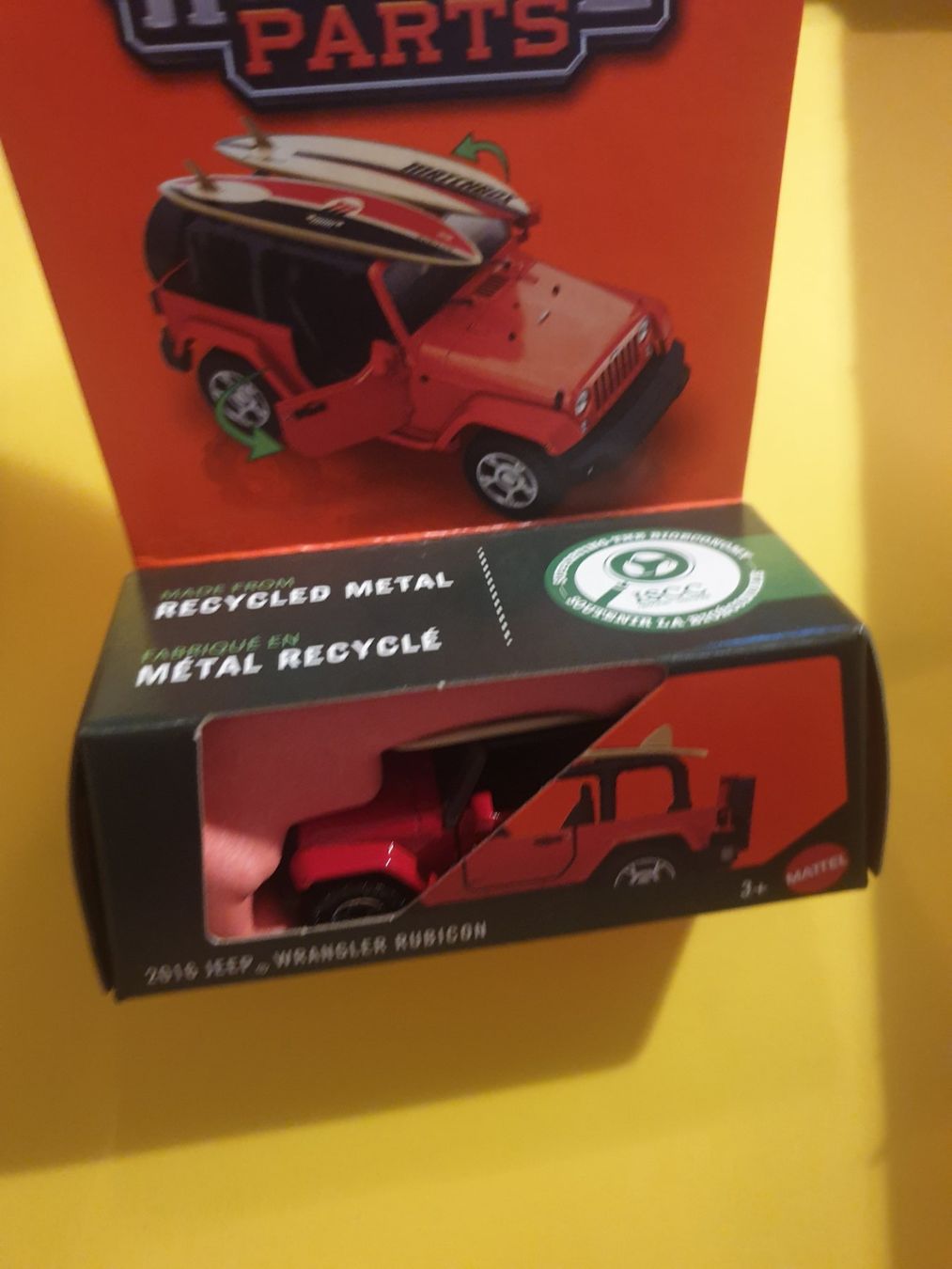 Matchbox Modellini d'auto: Matchbox 2016 JEEP WRANGLER RUBICO – Nuovo e nell'imballaggio originale da Oftringen venduto da Rotor 3