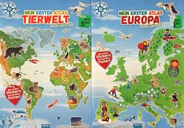 Mein erster Atlas Tierwelt Stickerbuch Europa Stickerbuch